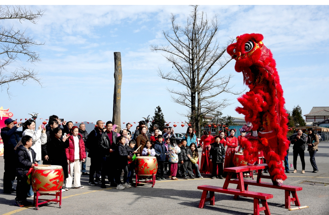 央视直播走进华蓥山 非遗民俗闹新春 华蓥山上居品牌强势出圈(图7)
